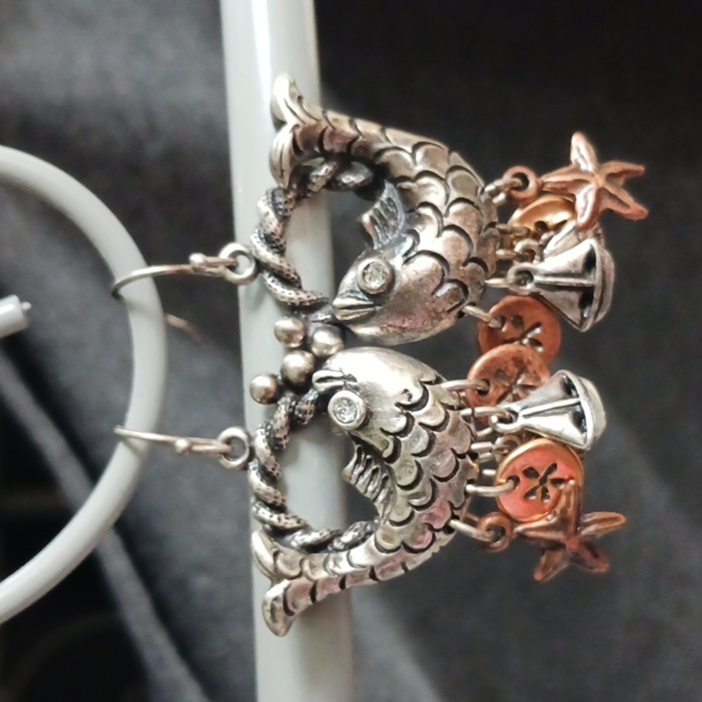 Vintage Fish Earrings